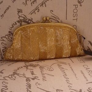 Gold Clutch Bag